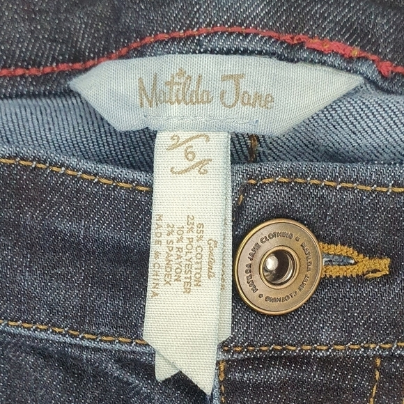 Matilda‎ Jane Skinny Dark Wash Jeans Women's Size 6 - Picture 7 of 8